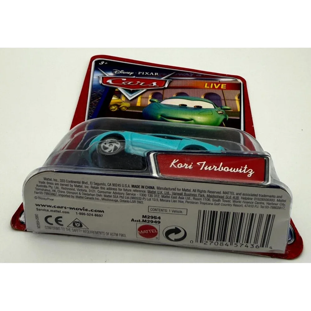 Disney Pixar Cars Kori Turbowitz M2954 1:55 Diecast Sealed NIP